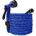 Фото 3 — Шланг для поливу 45 м AN-620 Magic Hose з розпилювачем Magic Hose, Синій / Садовий шланг поливальний / Розтягувальний шланг