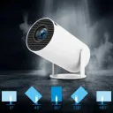 Фото 4 — Проектор з 2 джойстиками та пультом, WiFi, Bluetooth, M300 MAX, Білий / Смарт проектор з іграми / Ігровий проектор