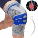 Фото 2 — Бандаж колінного суглоба середньої фіксації, KNEE SUPPORT AA-18, Сірий / Бандаж на коліно / Фіксатор коліна / Наколінник
