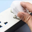 Фото 3 — Сетевой удлинитель-разветвитель 3 розетки с USB Type-C, 2м, WL-7, Белый / Удлинитель с USB портами / Сетевой фильтр