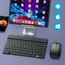 Photo 2 — 2-in-1 set Wireless keyboard and mouse D 5370, Ukrainian layout, Black / Bluetooth keyboard for tablet