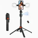 Photo 2 — Selfie tripod Q13 with LED light / Tripod with AI face auto-tracking / Smart phone tripod up to 180 cm