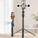 Photo 3 — Selfie tripod Q13 with LED light / Tripod with AI face auto-tracking / Smart phone tripod up to 180 cm