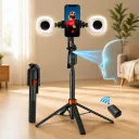 Photo 4 — Selfie tripod Q13 with LED light / Tripod with AI face auto-tracking / Smart phone tripod up to 180 cm