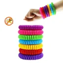 Фото 3 — Силіконовий браслет-пружина від комарів та комах Mosquito Repellent Bracelet з натуральними ефірними оліями, до 240 годин