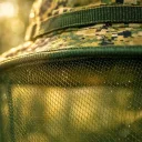 Фото 2 — Панама від комарів з антимоскітною сіткою, 32х30см, ND5304 Зелений / Антимоскітний капелюх із захистом від комах