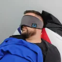 Фото 4 — Маска для сну MUSIC GOGGLES A183 з гарнітурою Bluetooth, Сірий / Маска на очі для сну / Пов'язка на очі для сну