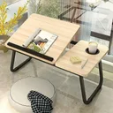 Photo 2 — Table for laptop and tablet, 60x40x30 cm, Light wood / Folding table for home / Portable laptop table