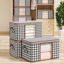 Photo 3 — Folding storage bag for belongings 75 L (60x40x30 cm) BAG LY-377 / Clothes organizer / Wardrobe storage organizer