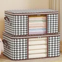 Photo 4 — Folding storage bag for belongings 75 L (60x40x30 cm) BAG LY-377 / Clothes organizer / Wardrobe storage organizer