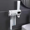 Photo 4 — Toothbrush holder Brush Sterilizer, White / Toothpaste dispenser / UV sterilizer