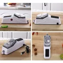 Photo 3 — Electric knife sharpener Electric Knife Sharpener, USB-powered, White / Professional electric sharpener / Knife sharpener