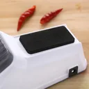 Photo 6 — Electric knife sharpener Electric Knife Sharpener, USB-powered, White / Professional electric sharpener / Knife sharpener