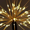 Фото 4 — Садовий світильник на сонячній батареї 60 LED, 85см, 1 шт, Чорний / Садовий фонар / Вуличний світильник Фейерверк
