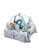 Photo 4 — Developmental play mat Rabbit 3 in 1 with soft bumpers and pillow 102x110 cm, Grey