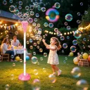 Photo 4 — Automatic bubble machine with LED light and music 26X-264