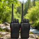 Фото 2 — Комплект із двох рацій Baofeng BF-888S на 16 каналів до 5 км, радіостанція на 2 дводіапазонні рації на 1500 мАч із вбудованим FM