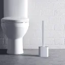 Photo 6 — Stylish toilet brush with bendable silicone bristles, White / Toilet brush