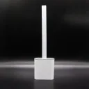 Photo 4 — Stylish toilet brush with bendable silicone bristles, White / Toilet brush