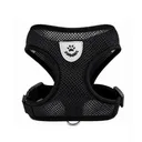 Photo 4 — Chest harness with leash for dogs and cats size S, black breathable mesh, chest girth 34 cm, leash 120 cm