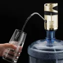 Photo 3 — Rechargeable water pump XL-129, USB-powered, Gold / Automatic electric pump for water bottle