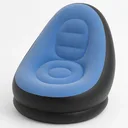 Photo 3 — Inflatable sofa with ottoman Air Sofa and pump for comfortable relaxation in bright blue
