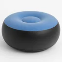 Photo 4 — Inflatable sofa with ottoman Air Sofa and pump for comfortable relaxation in bright blue