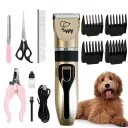 Фото 2 — Машинка для стрижки собак и кошек Pet Grooming Hair Clipper Kit триммер для собак, набор для груминга