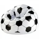 Photo 4 — Inflatable chair with pump 110x110x85cm, Black-White / Inflatable bean bag chair