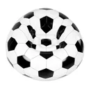 Photo 3 — Inflatable chair with pump 110x110x85cm, Black-White / Inflatable bean bag chair