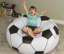 Photo 5 — Inflatable chair with pump 110x110x85cm, Black-White / Inflatable bean bag chair