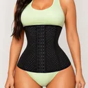 Фото 5 — Коригувальний корсет для талії WAIST BAND M чорний стягуючий пояс з металевими ребрами