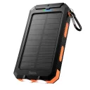 Фото 2 — Павербанк HOCO J164 Platinum Solar 8000mAh 2USB/Type-C з сонячною панеллю та фонариком