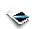 Фото 4 — Зовнішній акумулятор, повербанк PowerX Q500 білий 30000 mAh з LCD дисплеєм, 2×USB