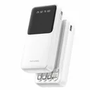 Фото 2 — Зовнішній акумулятор 20000mAh з кабелями (Lightning, Type-C, Micro) Ven-Dens VD-PB046, Білий / Повербанк / Зовнішній акумулятор Де