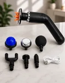 Фото 2 — Компактный массажный пистолет с 6 насадками MASSAGE GUN TV-SH-11