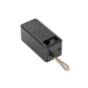 Фото 4 — Павербанк повышенной емкости с фонариком и проводами Powerbank TX-80 Torima 80000 mAh