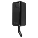 Фото 3 — Портативный powerbank с дисплеем 50000 mAh Kensa павербанк быстрая зарядка со встроенными кабелями 22.5W Черный