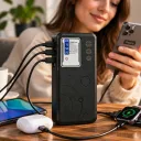Фото 6 — Повербанк 40000mAh, LED-дисплей, 3 USB, А 15, Черный / Power Bank / Павербанк / Внешний аккумулятор / Повербанк для телефона Подро