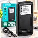 Фото 2 — Повербанк 40000mAh, LED-дисплей, 3 USB, А 13, Черный / Павербанк / Power Bank / Внешний аккумулятор