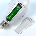 Фото 3 — Аварийная LED лампа с аккумулятором FAE-3920 E27 20 Вт 6500K 5000 мАч, автономная лампочка при отключении света