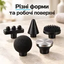 Фото 5 — Перкуссионный ручной массажер SL-8890 / Аккумуляторный массажный пистолет 12 насадок