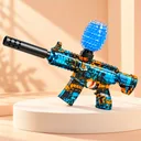 Фото 5 — Игрушечный автомат на орбизах SY-0263/M416, синий с оранжевыми деталями