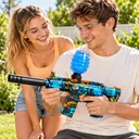 Фото 6 — Игрушечный автомат на орбизах SY-0263/M416, синий с оранжевыми деталями