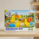 Фото 6 — Магнитный конструктор поезд, 66 деталей, Magnetic DIY Rail Car / Детская железная дорога / Детский конструктор