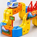Фото 4 — Магнитный конструктор поезд, 66 деталей, Magnetic DIY Rail Car / Детская железная дорога / Детский конструктор