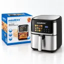 Фото 2 — Аэрогриль, 12 л, 2500 W, minMAX MNF-8850, Черная / Сенсорная мультипечь / Аэрофритюрница с дисплеем