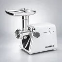 Фото 3 — Мясорубка для дома с реверсом и 3 решетками minMAX, MNG-6002M, Белая / Электрическая мясорубка