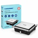 Фото 3 — Электрогриль 2000 Вт, COSONIC CG-W201A, Серебристый / Контактный гриль / Гриль электрический / Сендвичница