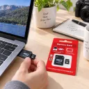 Фото 6 — Карта памяти microSD 64 ГБ с SD-адаптером (Флешка для телефона)